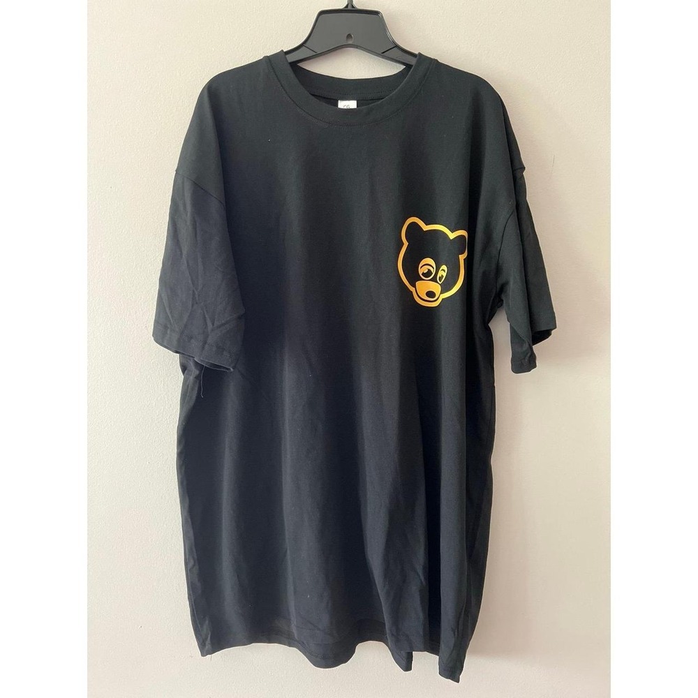 Dropout Bear Men's T-Shirt Black XXL NWOT